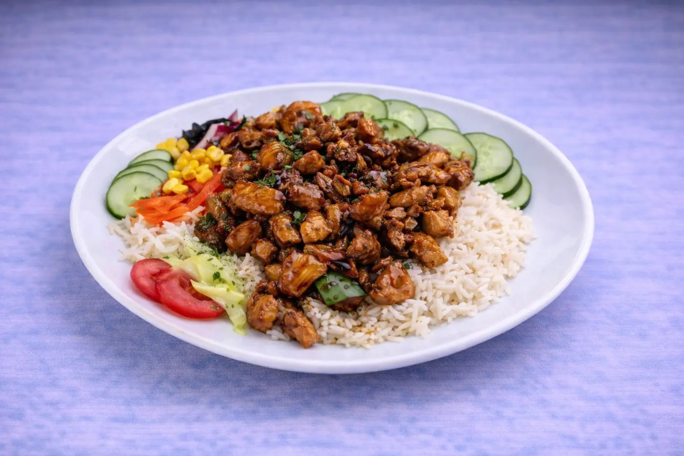 Soya soslu tavuk kavurma