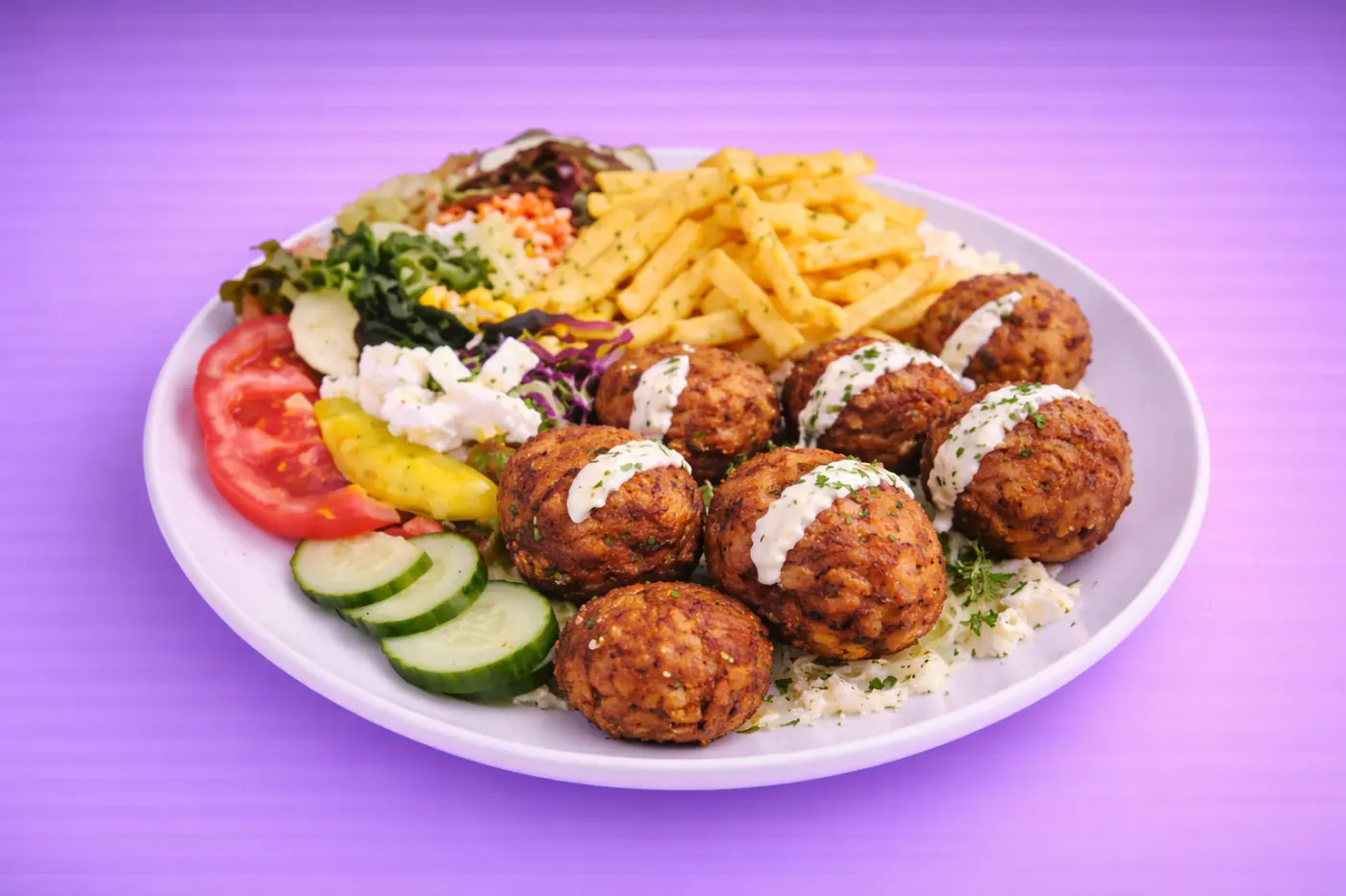 Falafel tabağı